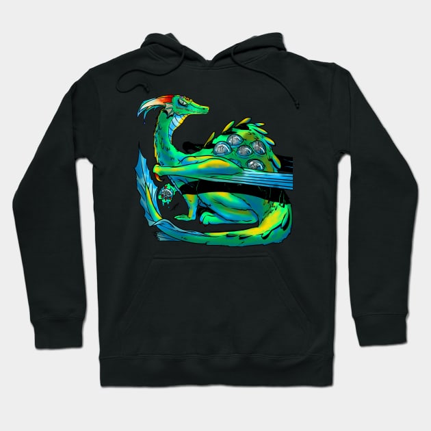 Water Dragon Queen Hoodie by Yuoma